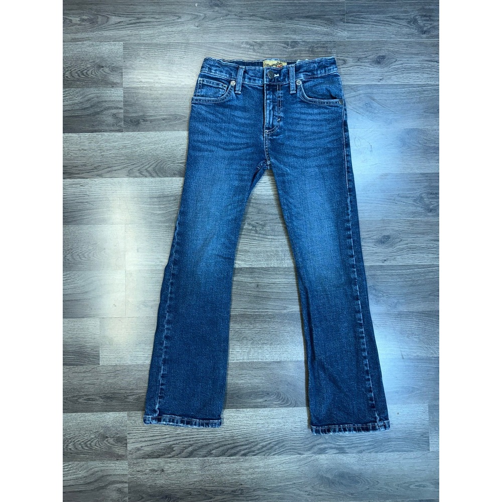 Wrangler 20X Boys Medium Wash Straight Leg Jeans Size 9 Regular